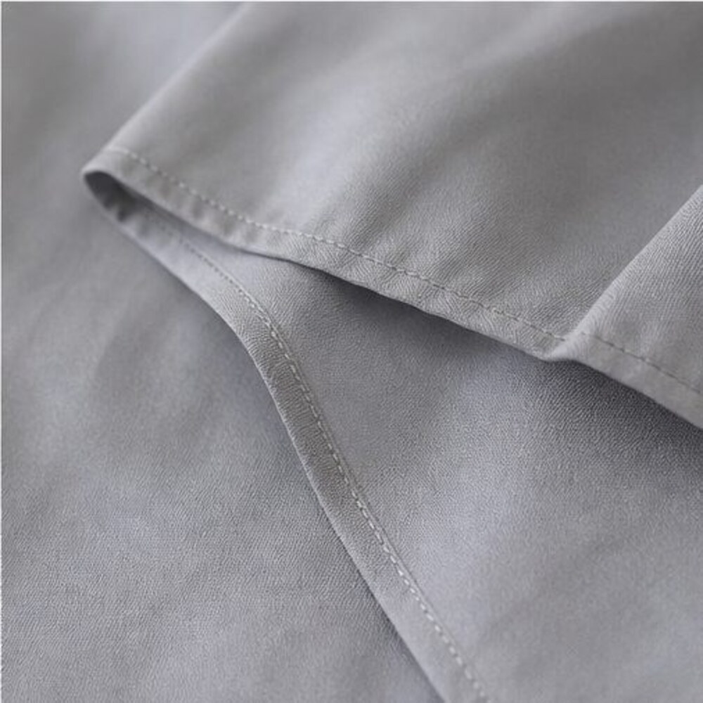 Gray Button Blouse - Picture 6 of 6